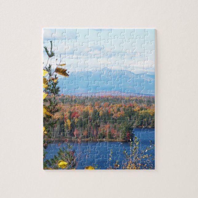 Katahdin in fall 4 jigsaw puzzle (Vertical)