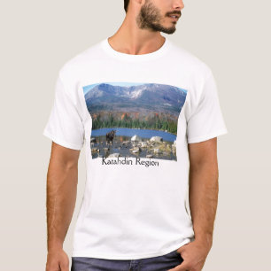 Katahdin Region Maine Moose T-Shirt