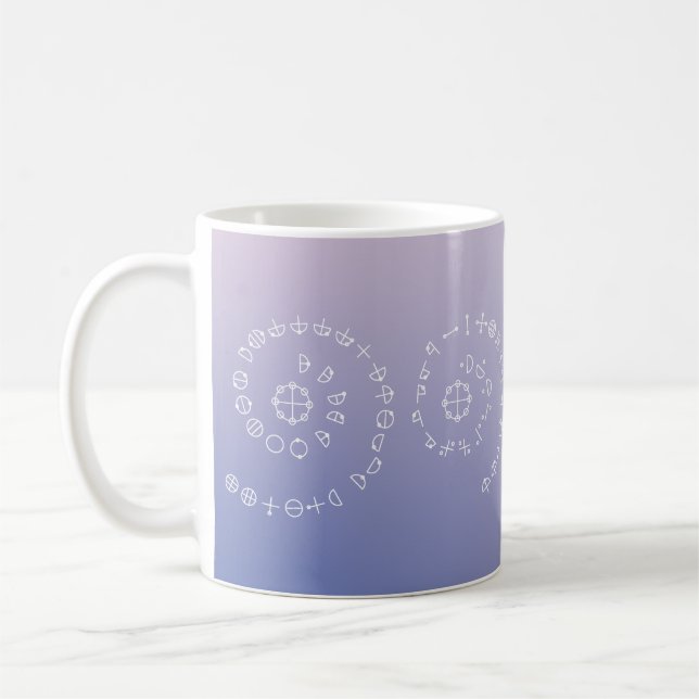 Katakamuna Power verses - 5 to 8 Songs of Creation Coffee Mug (Left)