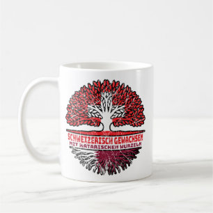 Katar Katarisch Schweizer Schweiz Baum Wurzel Coffee Mug