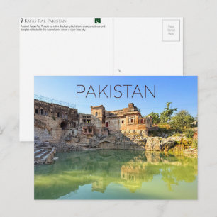 Katas Raj Temples, Pakistan Travel Postcard