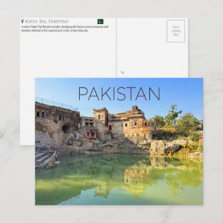 Katas Raj Temples, Pakistan Travel Postcard