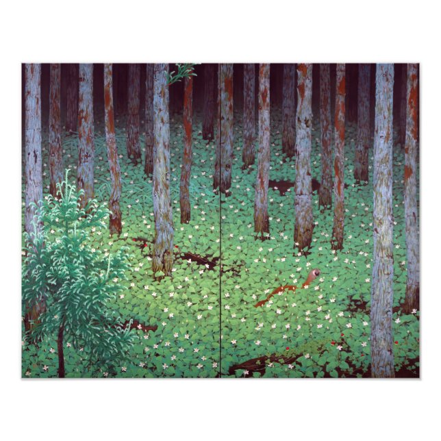 Katayama Bokuyo Mori Forest Poster (Front)