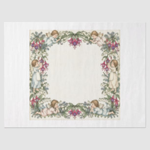 Kate Greenaway Angels Lily-of-the-Valley Decoupage Tissue Paper