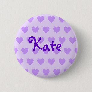 Kate in Purple 6 Cm Round Badge