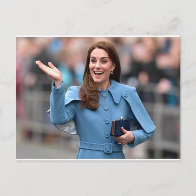 Kate Middleton Northern Ireland Postcard (Front)