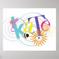 Kate Poster, White Background