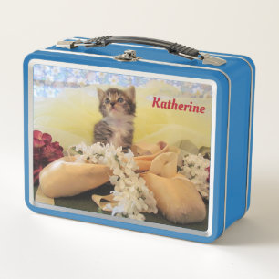 Kate the Ballerina Kitten / Cat  Metal Lunch Box