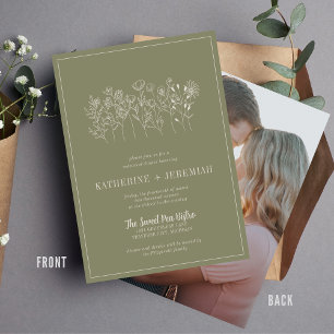 Katherine Curated Colour Rehearsal Dinner Invitation