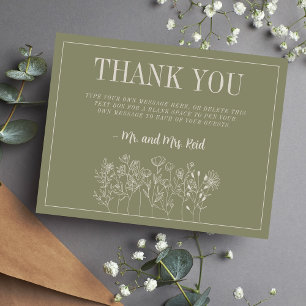 Katherine Curated Colours Wedding Thank You