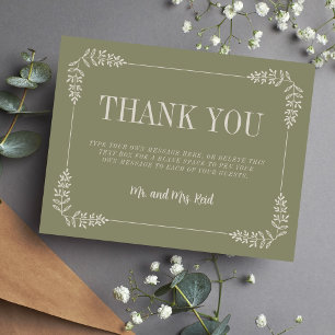 Katherine   Curated Colours   Wedding Thank You Card