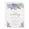 Katherine Elegant Script Floral Lavender Wedding