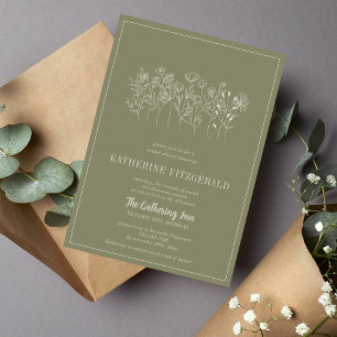 Katherine Floral   Curated Colours   Bridal Shower Invitation