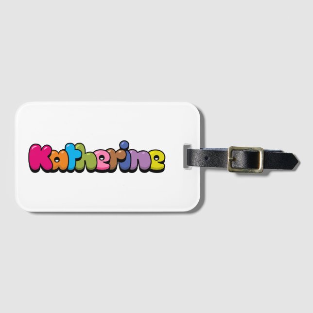 Katherine Luggage Tag (Front Horizontal)