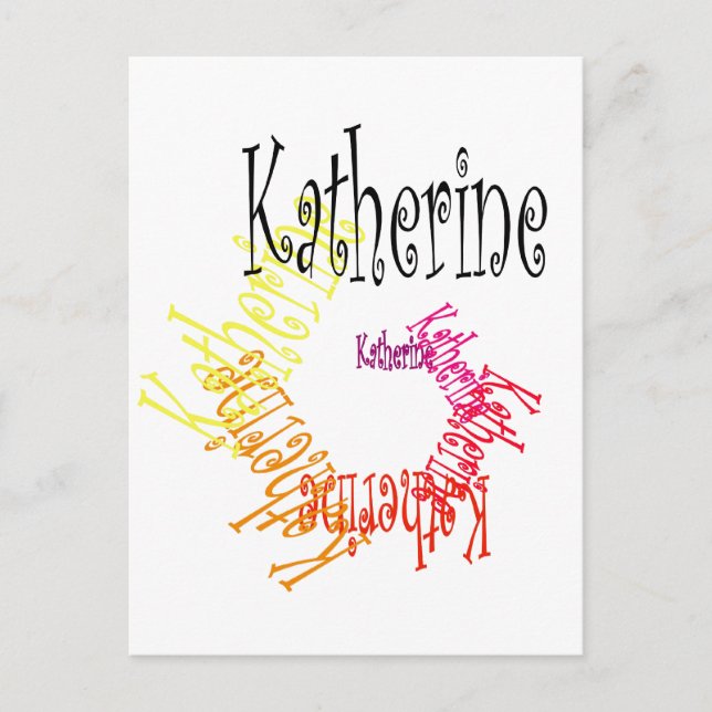 Katherine Postcard (Front)