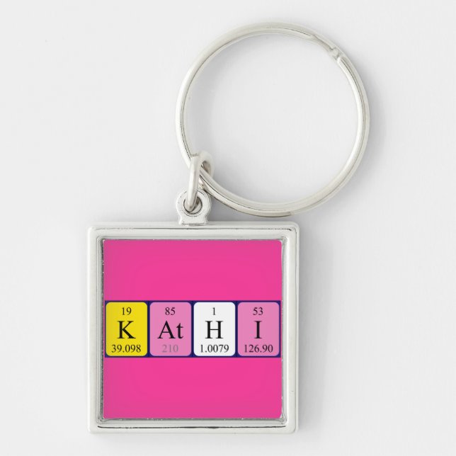 Kathi periodic table name keyring (Front)