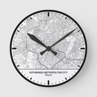 Kathmandu Clock City Line Art