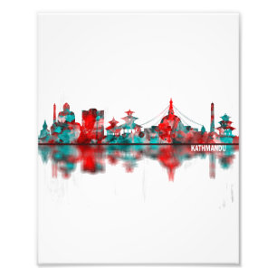 Kathmandu Nepal Skyline Photo Print