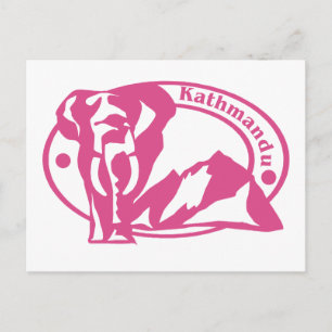 Kathmandu Stamp Postcard