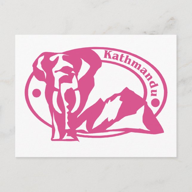 Kathmandu Stamp Postcard (Front)