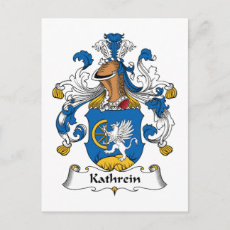 Kathrein Family Crest Postcard