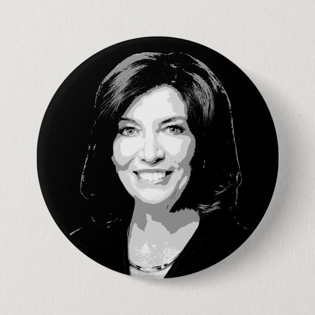 Kathy Hochul 7.5 Cm Round Badge (Front)