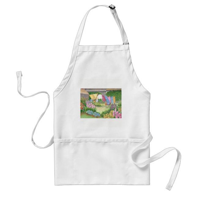 Kathy's Laundry on Monhegan Island W/C Apron (Front)