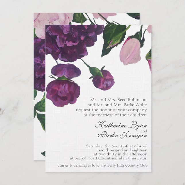 Katie & PJ Invitation (Front/Back)