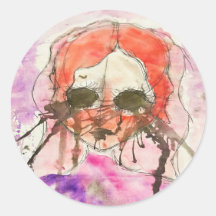 Katie's Artwork #2 - Round Sticker