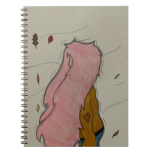 Katie's Artwork #3 - Spiral Notebook
