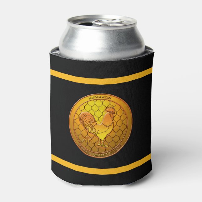 KatkaKoin Cryptocurrency ICO Can Cooler (Can Front)