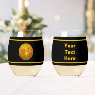 KatkaKoin Poultry Cryptocurrency ICO Stemless Wine Glass