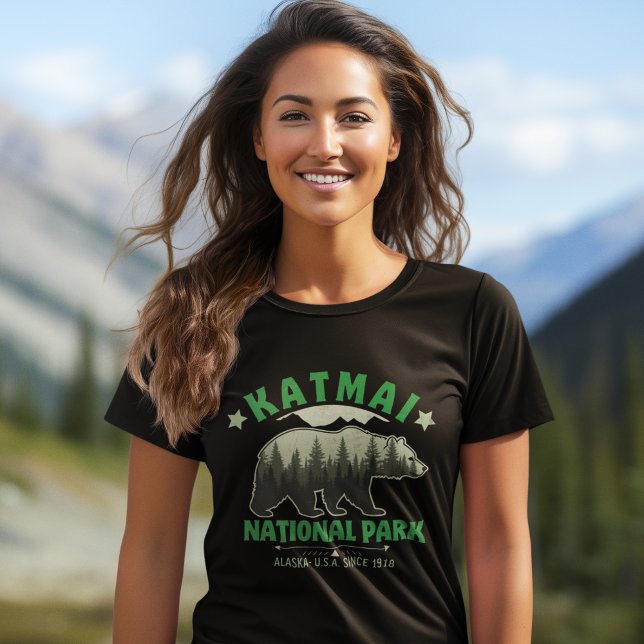 Katmai National Park Alaska Since 1918 Tri-Blend Shirt (Creator Uploaded)