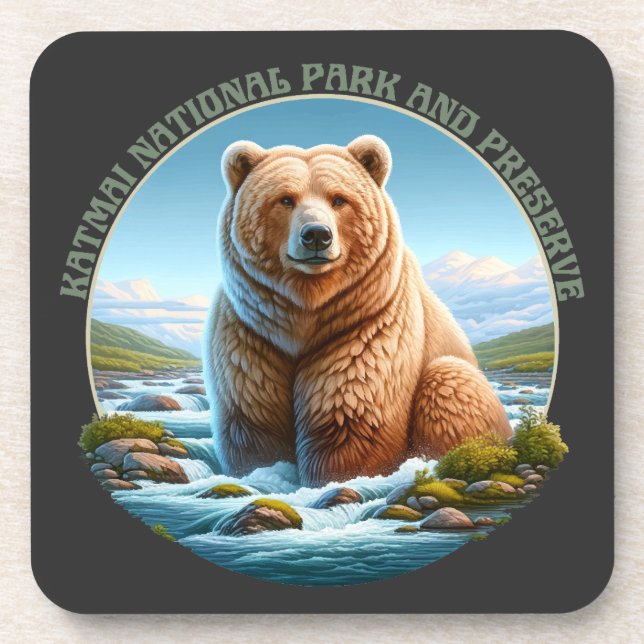 Katmai National Park and Preserve Coaster (Front)