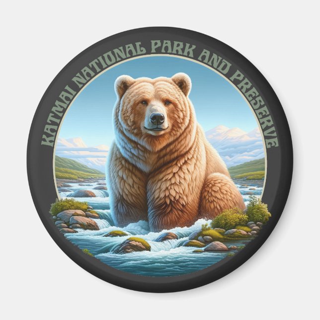 Katmai National Park and Preserve Magnet (Front)