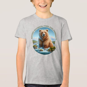 Katmai National Park and Preserve Tri-Blend Shirt