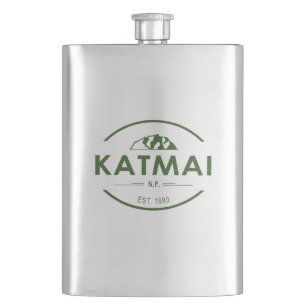 Katmai National Park Hip Flask