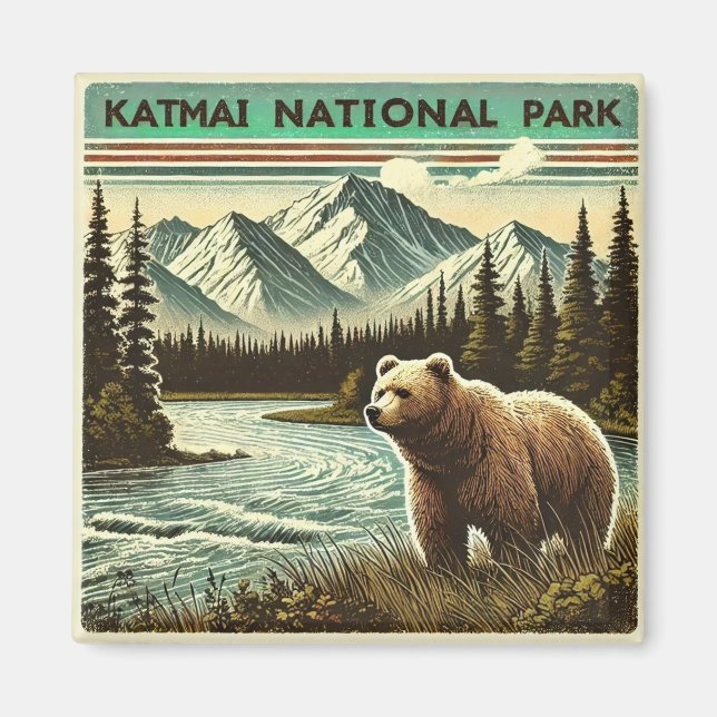 Katmai National Park Magnet (Front)