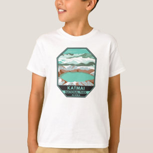 Katmai National Park Summit Crater Lake Alaska T-S T-Shirt