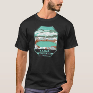 Katmai National Park Summit Crater Lake Alaska T-Shirt