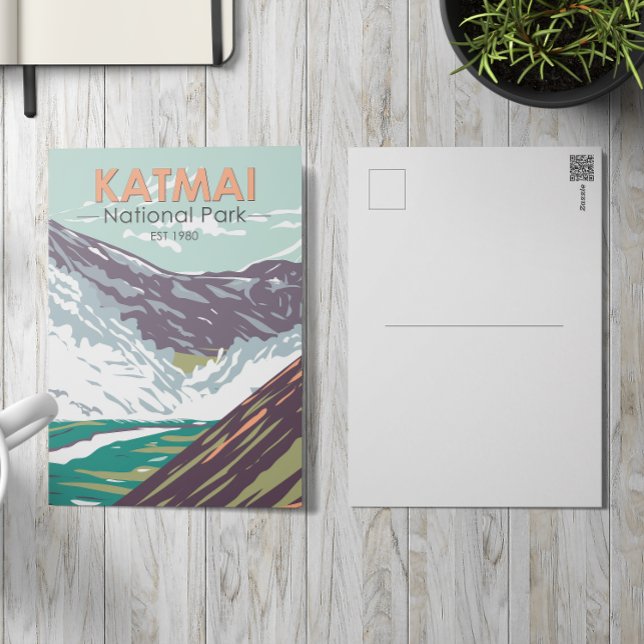 Katmai National Park Ten Thousand Smokes Vintage Postcard (Creator Uploaded)