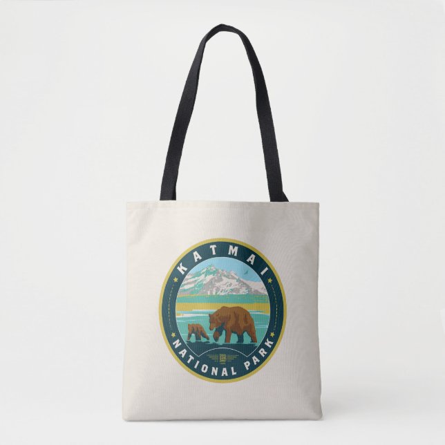 Katmai National Park Tote Bag (Front)