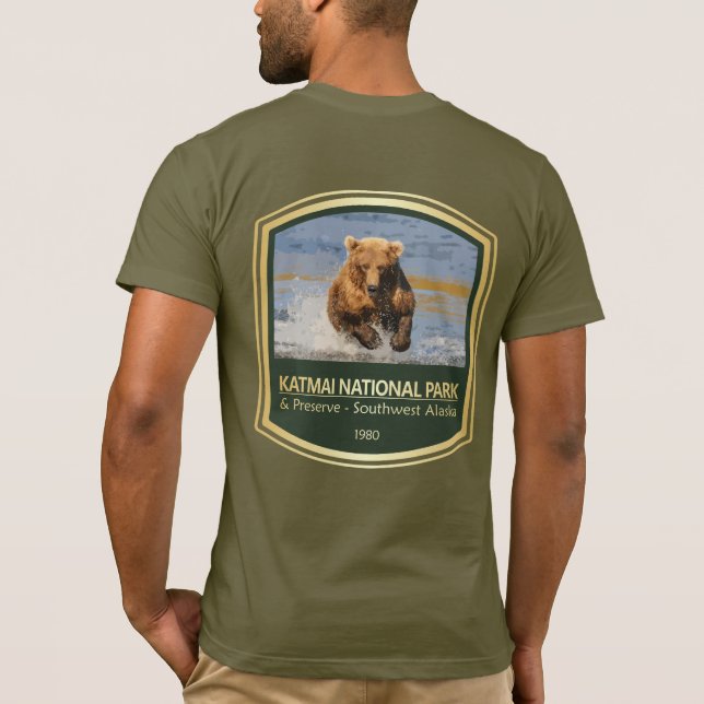 Katmai NP (PF1) T-Shirt (Back)