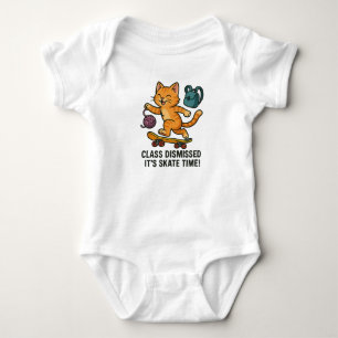KATO – Class Dismissed! It’s Skate Time Baby Bodysuit