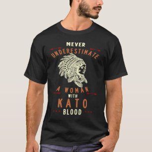 Kato Tribe Native American Indian Woman Never Unde T-Shirt