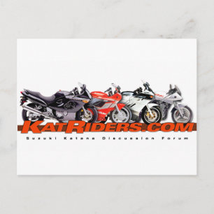 Katriders.com Red Logo Shirts Postcard