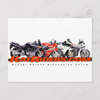 Katriders.com Red Logo Shirts Postcard