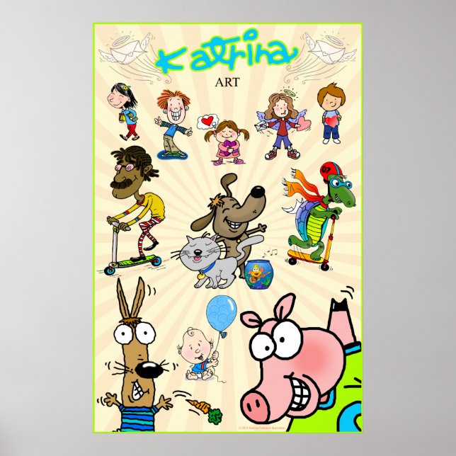 Katrina Art Large Poster (Front)