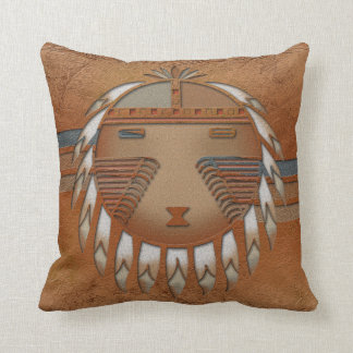 Katsina (Kachina) Sunface Cushion