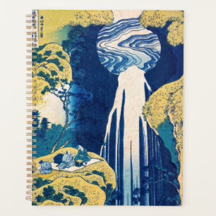 Katsushika Hokusai - Amida Falls Planner